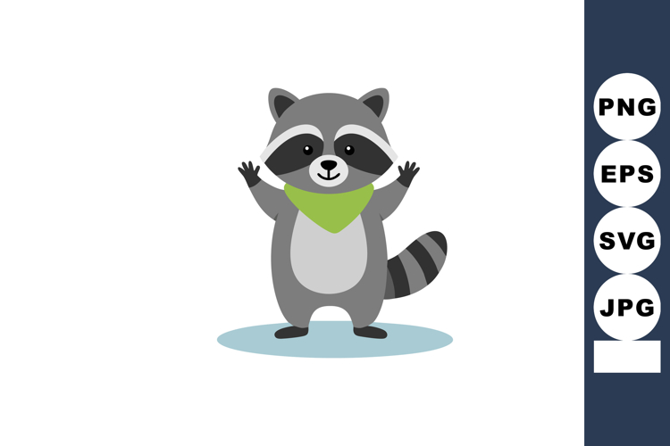 Raccoon Clipart Image 11