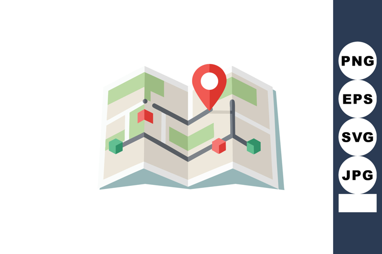 Map Clipart Image 17