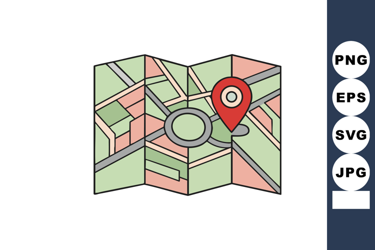 Map Clipart Image 24