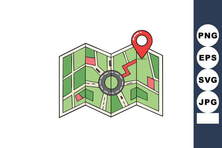 Map Clipart Image 22