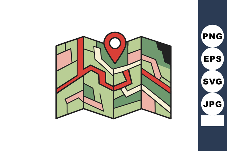Map Clipart Image 20
