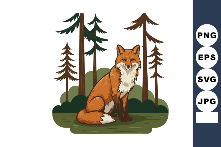 Pine Trees Clipart Image 2