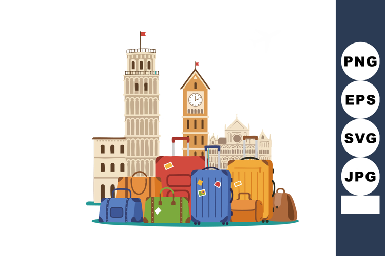 Luggage Clipart Image 7