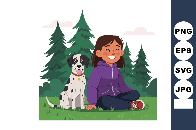 Dalmatian Clipart Image 17