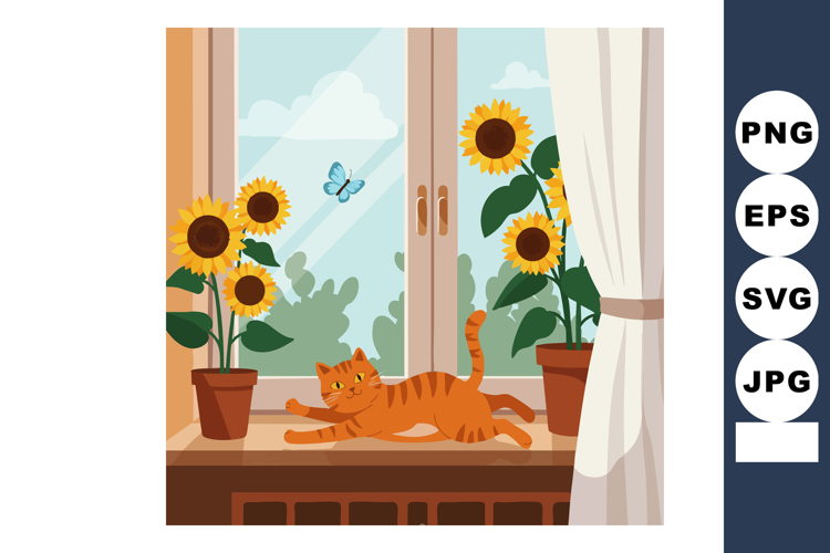 Sunflower Clipart Image 14