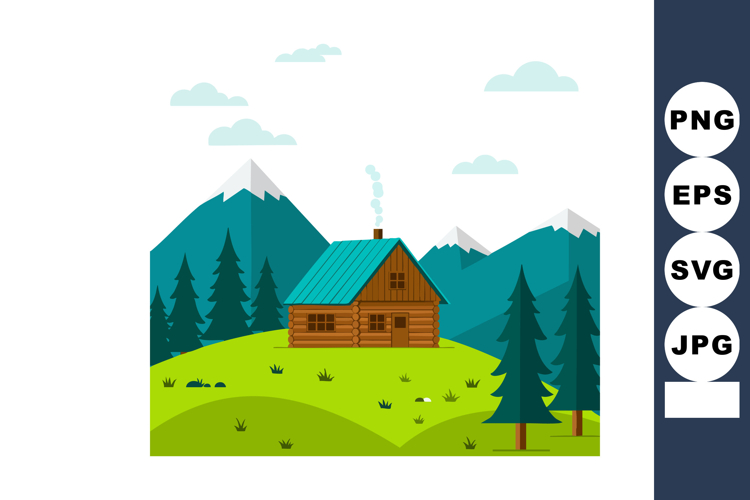 Cabin Clipart Image 10