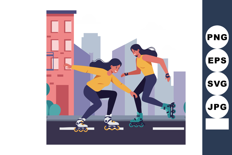 Skating Clipart Image 5