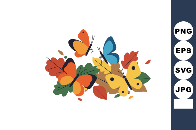 Fall Leaves Vector Image 5
