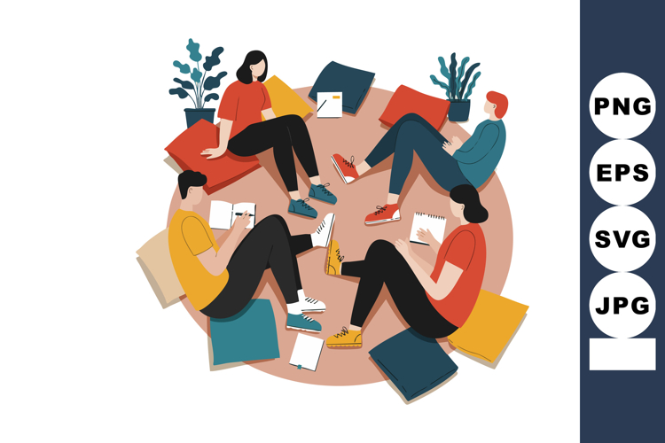 Group Of People Clipart Image 11