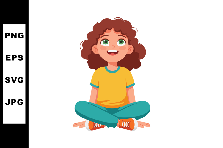 Curly Hair Clipart Image 11