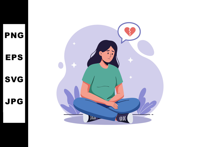 Broken heart clipart Image 4