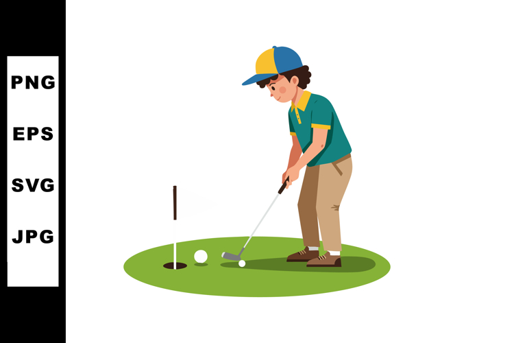 Golf Ball Vector Image 6