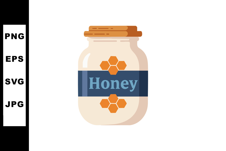 Honey Jar Clipart Image 14