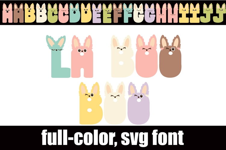 La Boo Boo Color Font