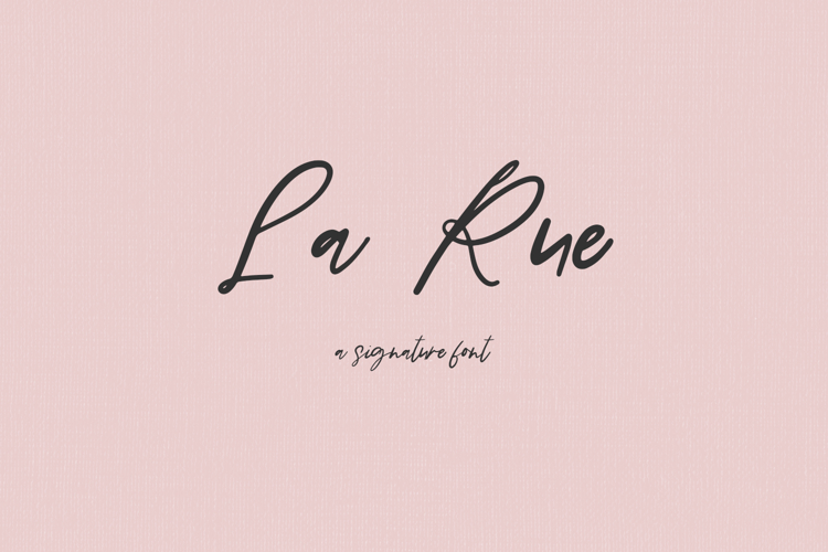 La Rue Script