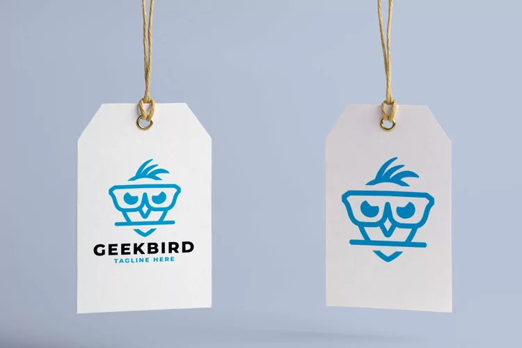 Owl Geek Bird Logo