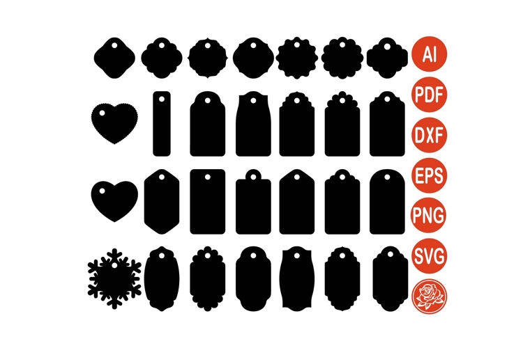 Tag SVG Bundle Label Cut Files for Cricut
