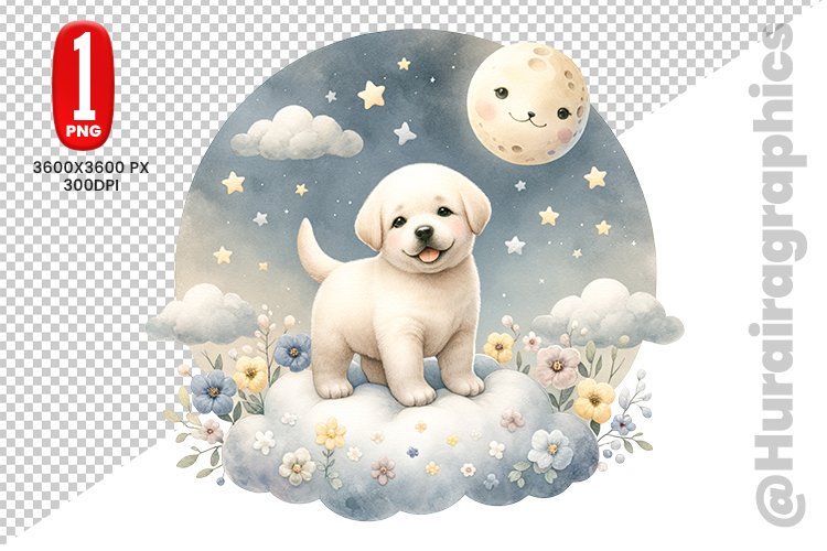 Labrador Clipart Image 20