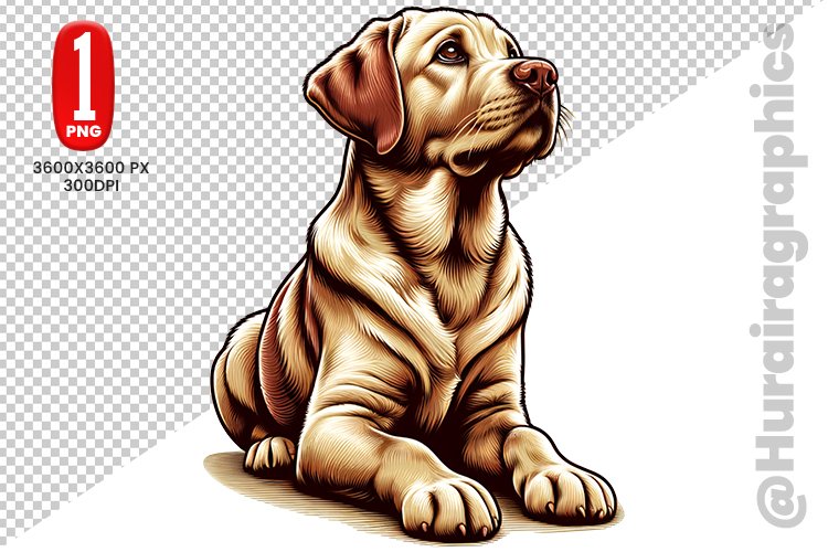 Labrador Clipart Image 18