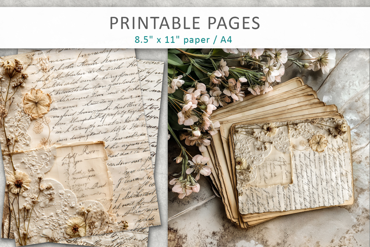 antique paper, lace paper, scrapbook paper