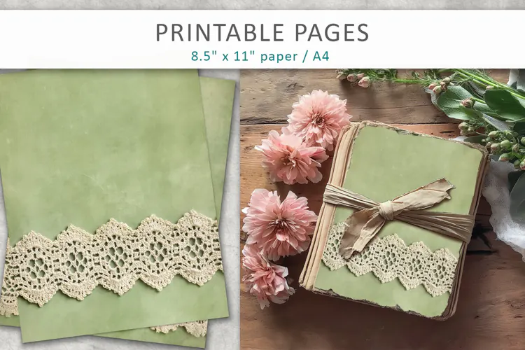 junk journal backgrounds, shabby chic paper