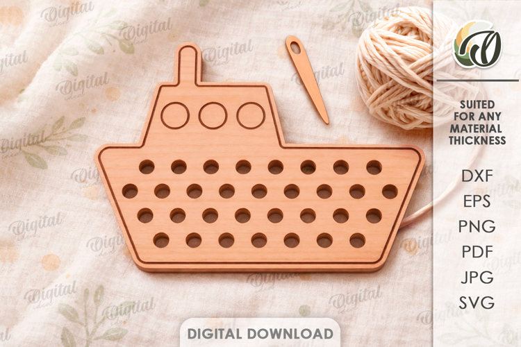 Lacing Kids Toy Laser Cut. Montessori Toy. Ship SVG