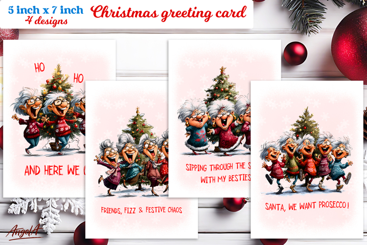 Funny Christmas Card Templates Image 7