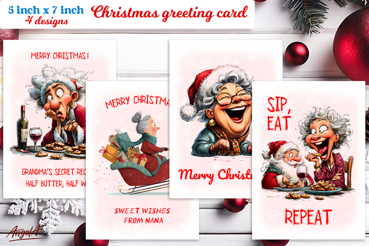 Funny Christmas Card Templates Image 12