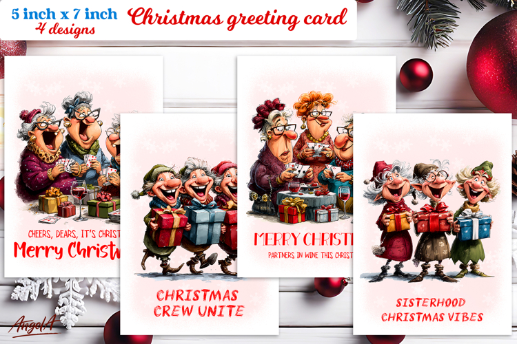 Funny Christmas Card Templates Image 18