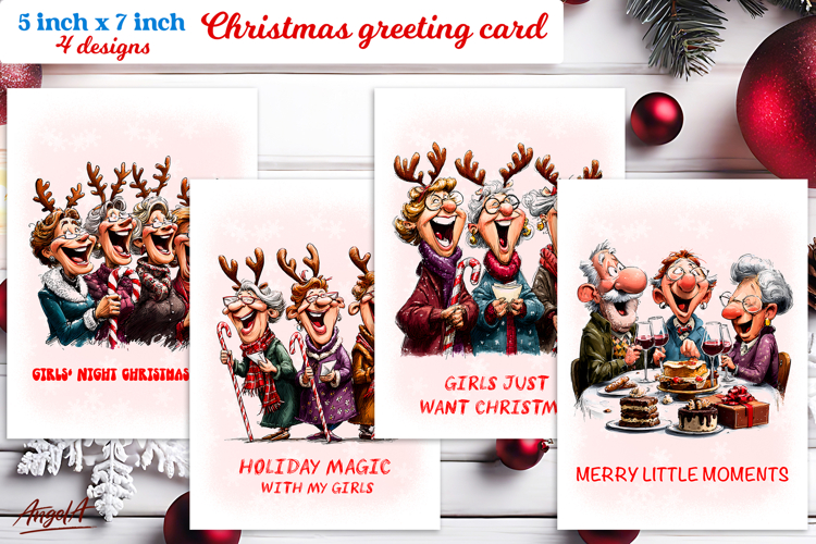 Funny Christmas Card Templates Image 22