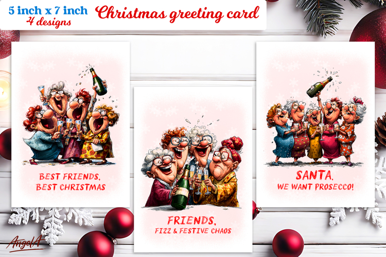 Funny Christmas Card Templates Image 8