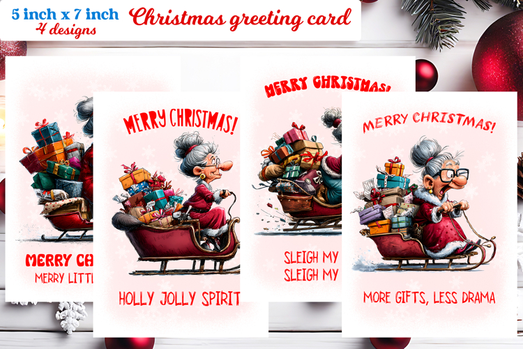 Funny Christmas Card Templates Image 16