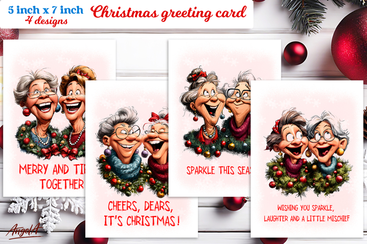 Funny Christmas Card Templates Image 15