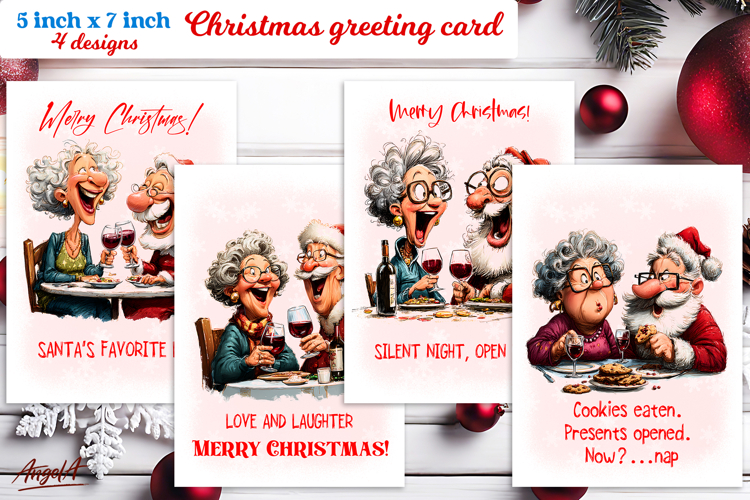 Funny Christmas Card Templates Image 20