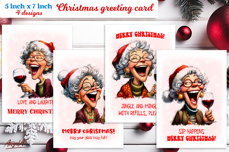 Funny Christmas Card Templates Image 10