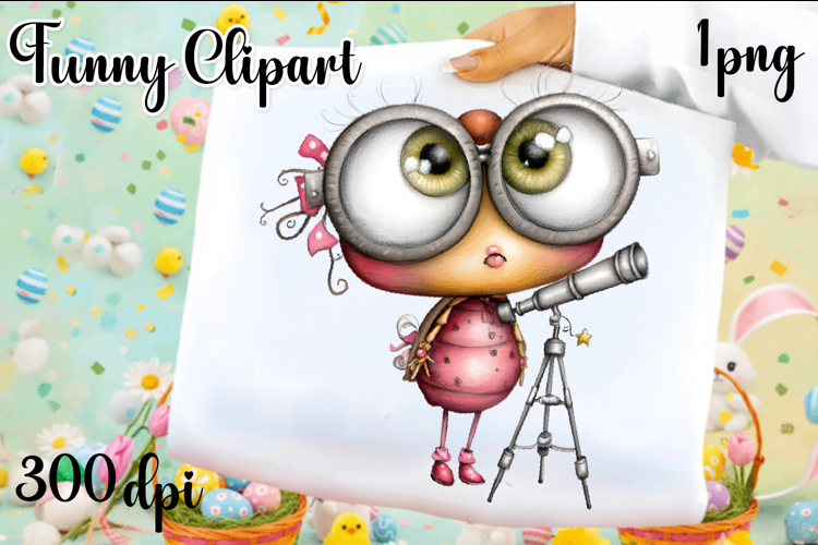 Watercolor Whimsical Ladybug Clipart PNG| Spring Garden Bug