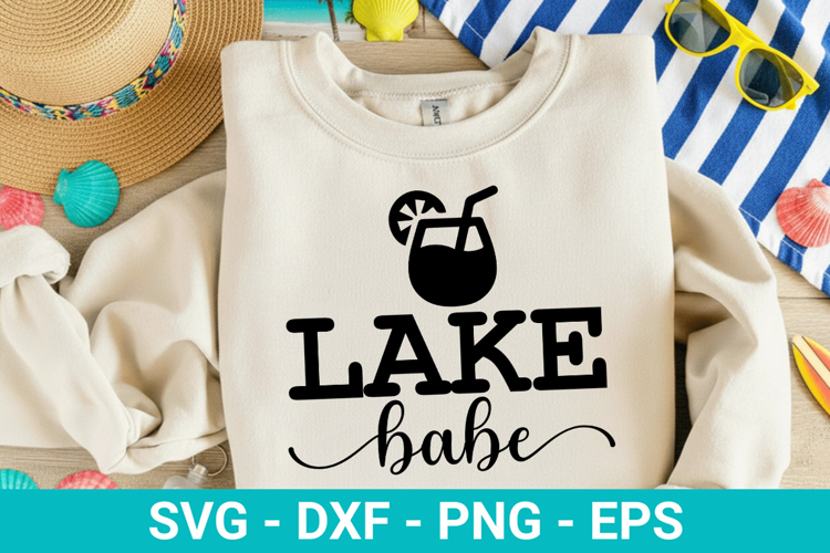 Lake Babe - Family Vacation SVG Design
