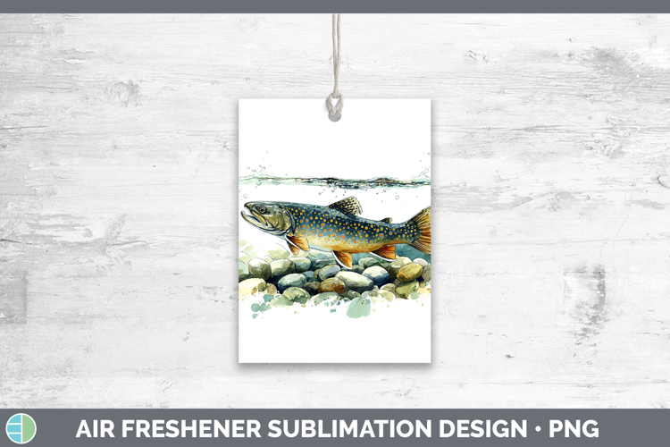 GorgeousLake Fish Sketch Air Freshener design.
