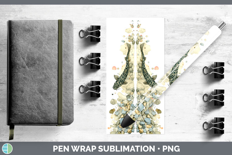 GorgeousLake Fish Sketch Pen Wrap design.