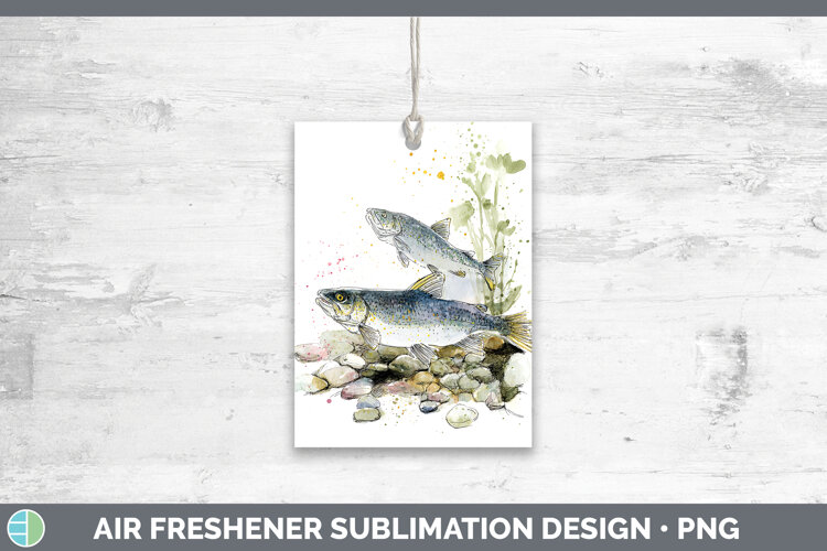 GorgeousLake Fish Sketch Air Freshener design.