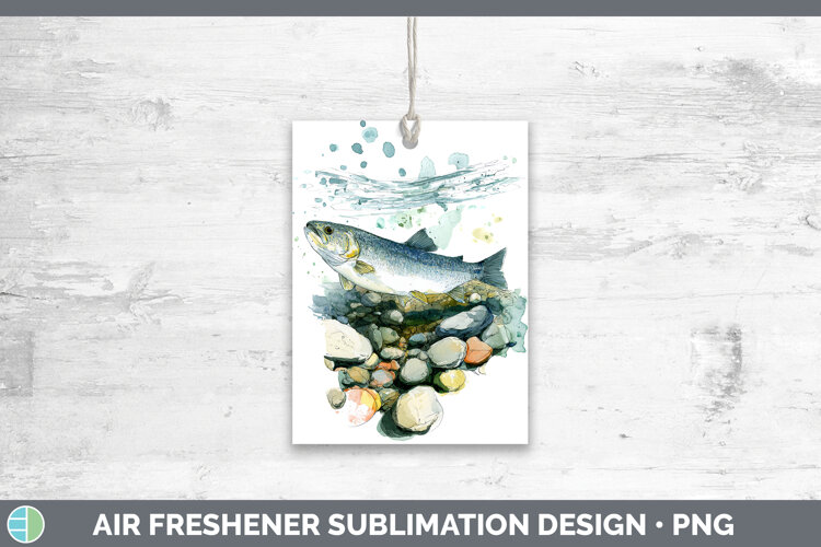 GorgeousLake Fish Sketch Air Freshener design.