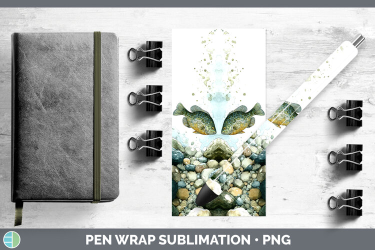 GorgeousLake Fish Sketch Pen Wrap design.