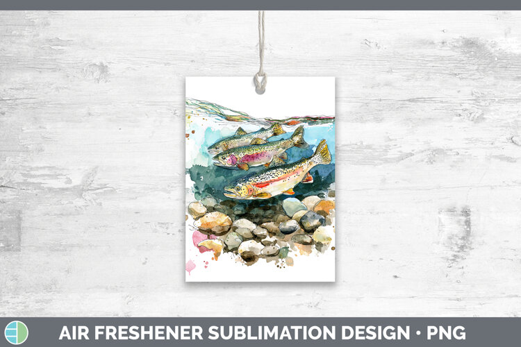 GorgeousLake Fish Sketch Air Freshener design.