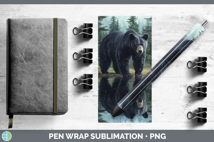 GorgeousLake Woodland Pen Wrap design.