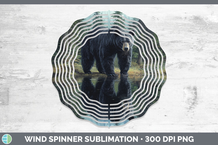 GorgeousLake Woodland Wind Spinner design.