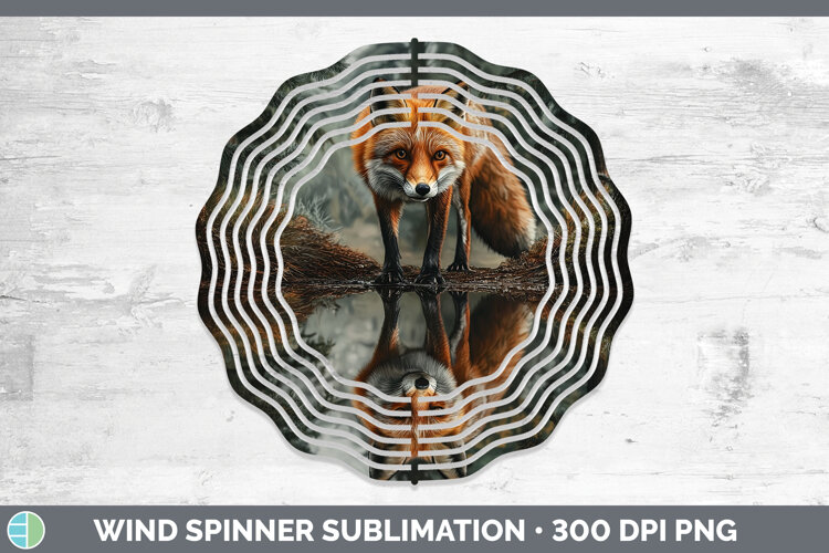 GorgeousLake Woodland Wind Spinner design.
