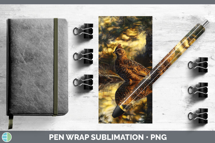 GorgeousLake Woodland Pen Wrap design.
