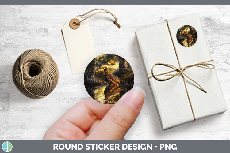 GorgeousLake Woodland Stickers design.