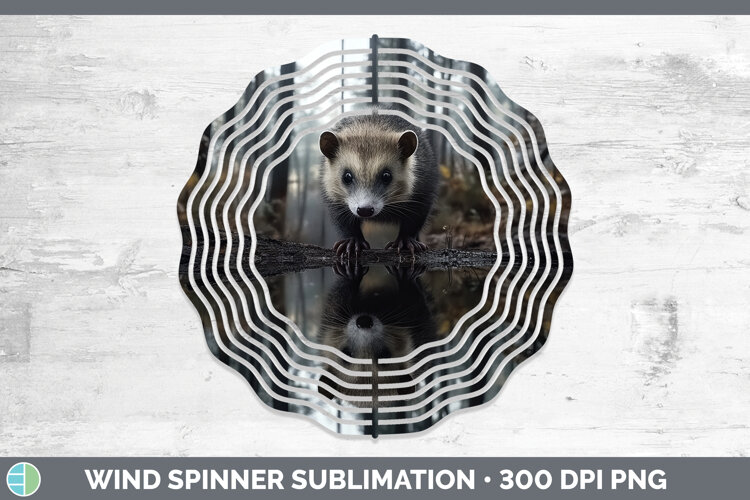 GorgeousLake Woodland Wind Spinner design.