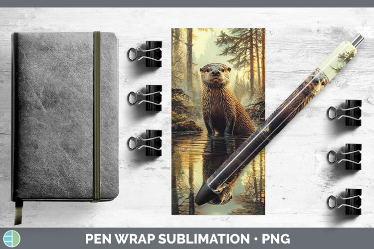 GorgeousLake Woodland Pen Wrap design.